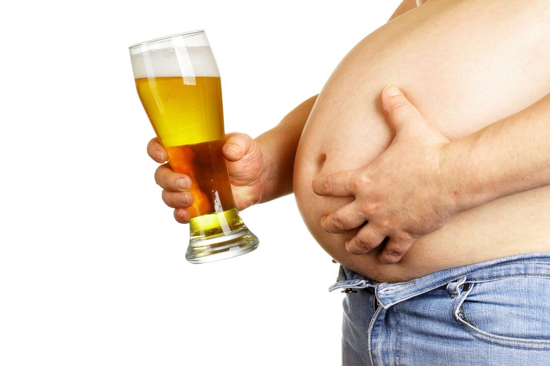 alkohol a nadváha